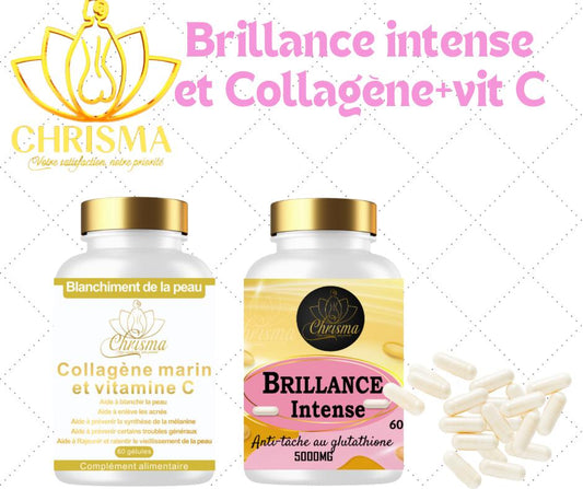 CAPSULES ECLAIRCISSANTE ET COLLAGENE A LA VITAMINE C