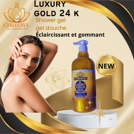 GEL DE DOUCHE GOMMANT LUXURY GOLD 24K