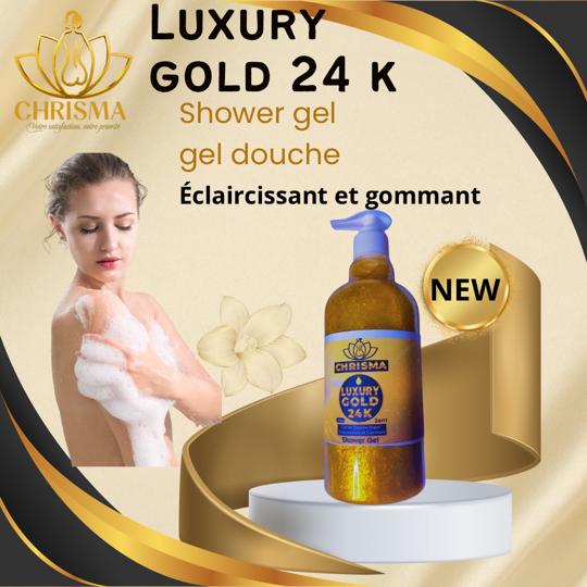 GEL DE DOUCHE GOMMANT LUXURY GOLD 24K