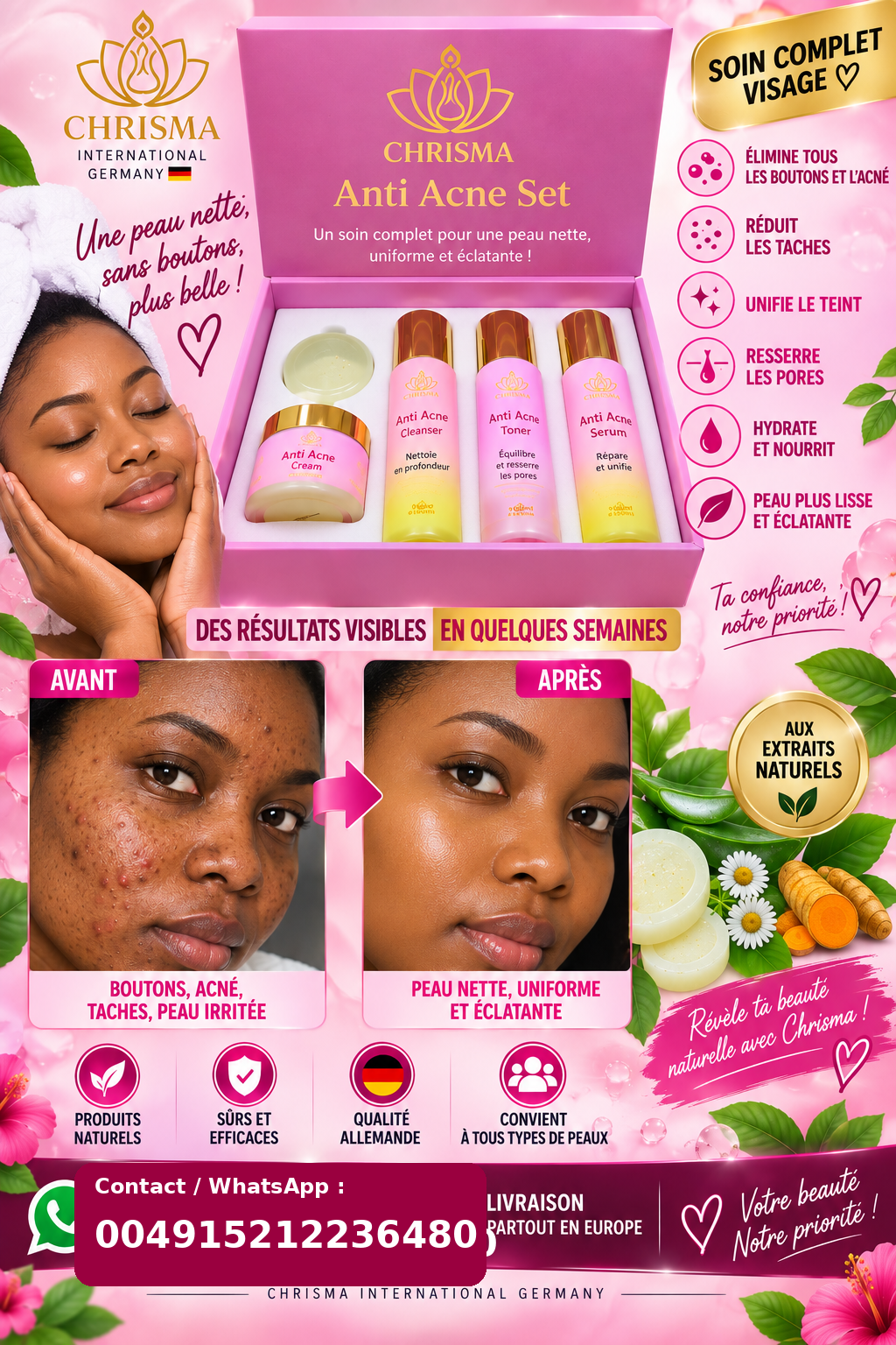 Coffet visage pour imperfections